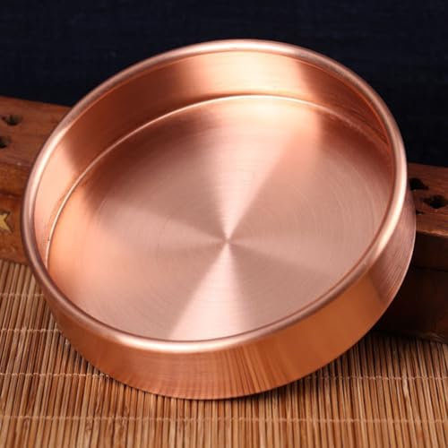 WJUHYGTF Plateau De Bijoux Plateau De Service De Stockage De Bijoux en Cuivre Plateau Cosmétique Organisateur Cosmétique Étagère Plateau De Salle De Bain Organisateur De Bureau,B