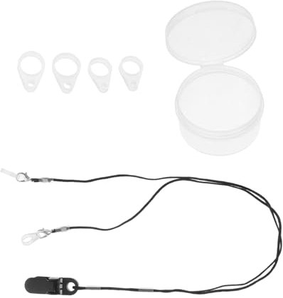 Healvian Hörverstärker Halteband Mit Verstellbarem Clip Sicherheitskordel Für Hörgeräte Langlebig Und Tragbar Für Senioren Und Erwachsene Schutzclip Gegen Verlust
