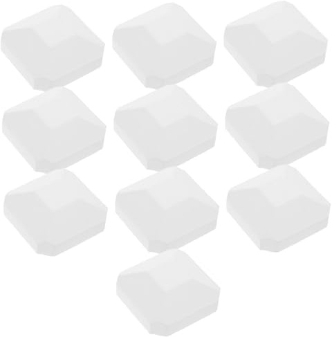 OSOLADY 10PCS Cordierite Bbq Gas Grill Replacement Briquettes for Gas Grills and Fireplaces Self Cleaning Heat Retention Briquettes for Even Cooking and Easy Maintenance