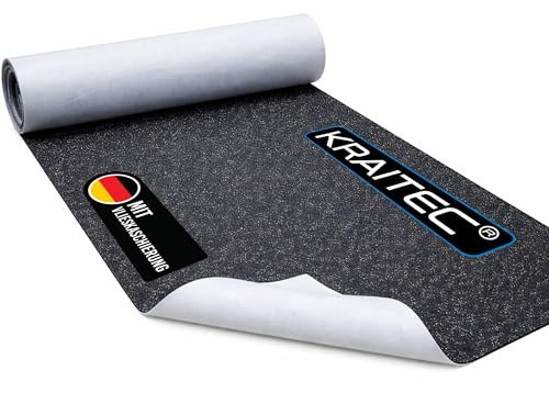KRAITEC® top plus Bautenschutzmatte 8mm x 30cm x 8m | Vlieskaschierung als Trennlage, für Flachdach, Gründach, Terrasse & PV-Anlagen