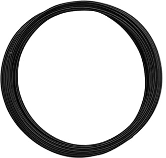 Vaessen Creative Aluminium Craft Wire 16.4 ft (5 m) x 0.08 (2 mm) Black - Flexible Metallic Wire for Crafting, Flower Arranging, Jewellery Making and Modelling
