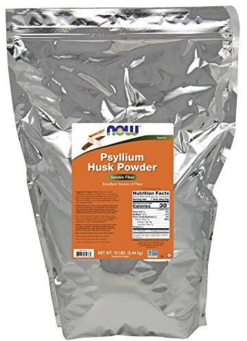 NOW Psyllium Husk Powder, 12-Pound