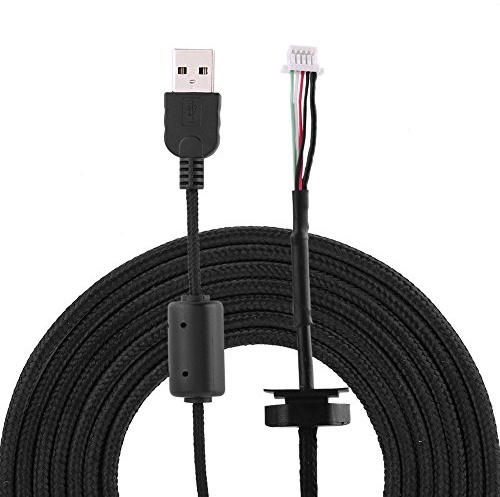 Mavis Laven Maus Kabel, 2 Meter USB-Maus Linie Draht Kabel Ersatz Reparatur Zubehör für Logitech G9 / G9X Spielmaus