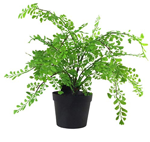 Leaf Artificial Fern Plant with Pot
