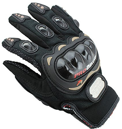 YGLONG Motorrad Handschuhe Motorradhandschuhe Touchscreen Leder Black Ritter Handschuh Männer Fahrrad Radfahren Finger Finger Motorrad Motor Motocross Motorrad Handschuh Herren