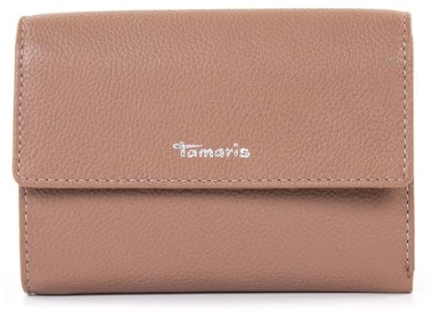 Tamaris Amanda Geldbörse Leder 14 cm, Taupe