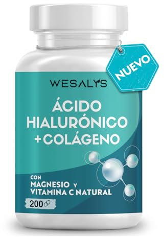 Hyaluron Kollagen Komplex - 200 Kapseln – 2000mg Collagen hochdosiert Angereichert mit Hyaluronsäure, Coenzym Q10, Zink, Vitamin C, Vitamin A, Vitamin E, Magnesium – Laborgeprüft