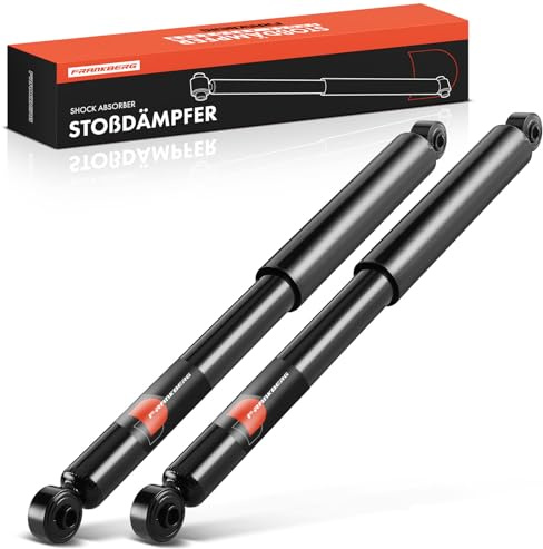 Frankberg 2x Stossdämpfer Stoßdämpfer Hinten Links Rechts 570mm Gasdruck | Kompatibel mit Trevis 1.0 2006-2009 Replace# 48531B1152, 48531B1151