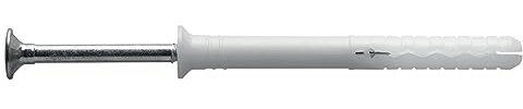 TASSELLO A BATTUTA PROLUNGATO NYLON+VITE A CHIODO 100PZ MNA-S Ø6 X 40-60mm (6 x 60/30)