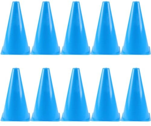 Fußball-trainingshütchen, 10 Stück, Fußballschild, Eimerbarriere, Stapelbare Sicherheitsmarkierungshütchen, Sportzubehör Für Kinder Und Erwachsene