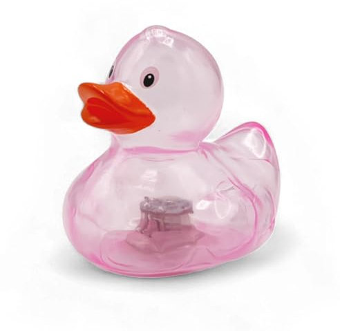 SUPERLOTTI Badeente Luna Leuchte, bei Wasserkontakt leuchtende Badeente, Qualitätsmarke für Kinder! Nur echt in der Apfelbox!