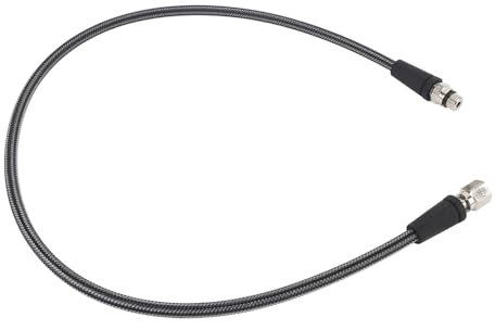 Hiraith Tauch -Tauch -Hochdruckschlauch 80 cm Kohlefaser -Flechten Flexibler Tauchdruckmessgeräte für BCD -Regler Unterwassertauchausrüstung