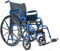 MOBILITY Plus+ Rollstuhl RIO - faltbarer Transportrollstuhl mit Schiebegriffen - Leichter Greifreifen-Rollstuhl - Sitzbreite 40 cm - klappbare Fußstützen & Armlehnen