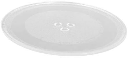BEBEMOKO Plato Giratorio de Vidrio para Microondas de Reemplazo para Placa de Horno de Limpiar Instalar Material Resistente y Estable Compatible