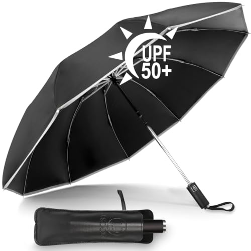 DSDCDJ Regenschirm Taschenschirm Sturmfest Groß