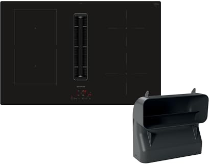 Siemens iQ300 Kochfeld-Set mit Dunstabzug 80 cm rahmenlos ED811BGA6 | Kombi-Induktion, Angenehm leise, Einfach zu reinigen, Kindersicherung