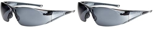 Bollé RUSHPSF One Size Smoked Glass Rush Safety Spectacles - Grey (Pack of 2)