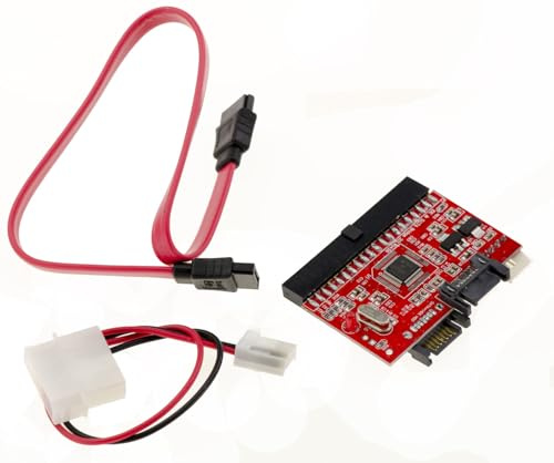 KALEA-INFORMATIQUE Adaptateur IDE SATA réversible pour Disques durs et Lecteurs, Bidirectionnel, conversion d'un standard vers l'autre dans les deux sens.