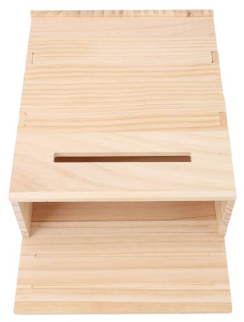 Jenivaint Casetta per Pipistrelli Realizzata a Mano in Legno Scatola per Pipistrelli a Camera Singola 29 X 19 X 7 Cm Riparo Esterno Resistente Alle Intemperie per Giardino, Patio, Cortile, Albero, per