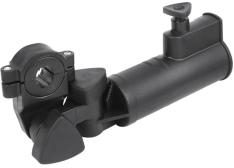Umbrella Holder Bracket for Golfers, Push Cart Adjustable Clamp on Umbrella Mount with Direction Joint, 33cm Length, 5.7cm Tube Diameter Golf Push Cart Mount Adjustable Holder Clamp Golf Tubing Course