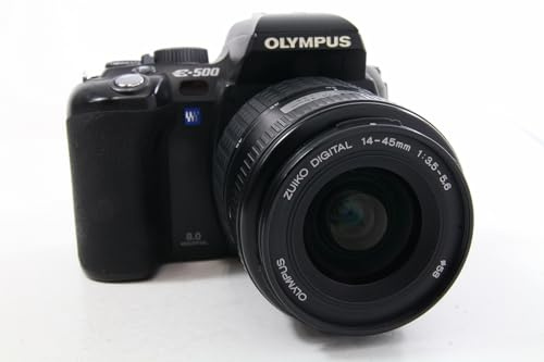 Olympus E500 Kit DSLR with 14-45mm lens [equiv. 28-90mm] [8MP]