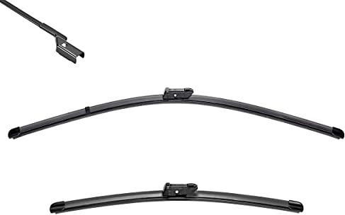 VALEO Silencio Tergicristalli VF441 Kit di Spazzole tergicristallo originali Flat Blade ad Alte Prestazioni, Maggior Visibilità su Strada 600mm/450mm Anteriore Confezione da 2 574641