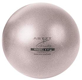 ARTZT vitality Pilatesball, 4 Durchmesser erhältlich, weiches, griffiges Material, inkl. Ventil, 1 Miniball, für Pilates, Beckenbodentraining, Rehabilitation