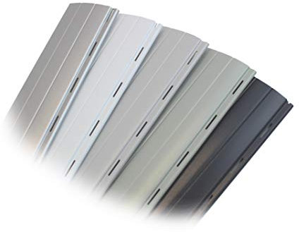 Rolladen-Ersatzlamellen ALU Mini silber (37 x 8 mm), Maßanfertigung durch smarotech® Deutschland. (ALU Mini silber: 173 cm Breite)