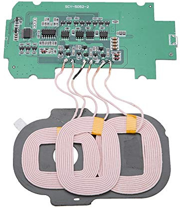 Qi Drahtlose Leiterplatte Spule DIY 3 Spulen Sender Modul Drahtlose Lademodul 5 V 2A für Phone