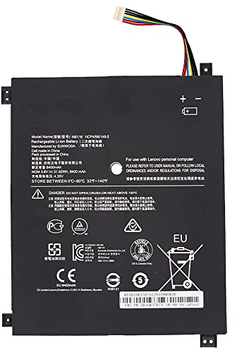 XITAIAN 3.8V 31.92Wh 8400mAh NB116 Replacement Laptop Battery for Lenovo IdeaPad 100S-11IBY 100S-80 R2 100S Series Notebook 5B10K37675