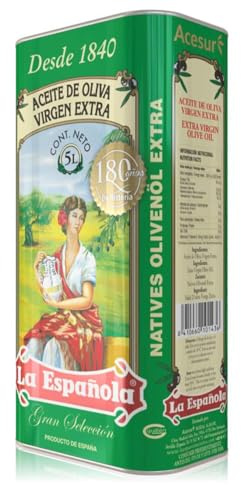 LA ESPAÑOLA - Aceite de Oliva Virgen Extra Gran Selección. Lata 5 Litros.