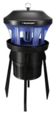 Blaupunkt Destructeur d'insectes, électrique, lumière UV, Ventilateur, bac collecteur Amovible, 250 m², Noir