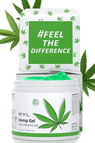 Hemp Active Gel Antinfiammatorio Naturale con Canapa & Rosmarino | Doppia Confezione 2x300ml – Sollievo per Dolori Muscolari, Articolari e Crampi | Pro‑Active Muscle a Rapido Assorbimento