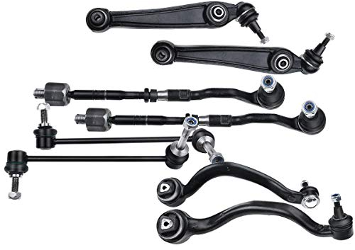Frankberg 4x Bras de suspension+2x Articulation axiale+2x Barre de couplage Avant Compatibles avec X5 E70 Tous Moteurs SUV 2006-2013 X6 E71 E72 Tous Moteurs SUV 2007-2014 Remplacer# 31126771893