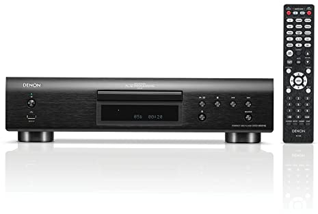 Denon DCD-900NE CD Player, with Advanced AL32 Processing Plus, USB Input for Hi-Res Playback, Pure Direct Mode, DAC Master Clock Design - Black