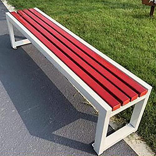 ARHAMS Gartenbänke for Draußen, Gartenbank Wetterfest, Parkbank Aus Metall, Gusseisen, Außenbänke, Veranda, Gartenmöbel for Terrasse, Park, Rasen, Hof (Color : G, Size : 120CM)