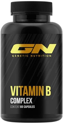 GN Laboratories Vitamin B12 + Folsäure – 500 µg B12 & 400 µg Folsäure je Tagesdosis – Adenosyl- & Methylcobalamin – 120 vegane Kapseln – Made in Germany