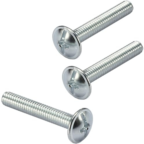 AMLOOPH Lot de 12 vis M4 pour poignées de porte d'armoire de cuisine, 25 mm, boulons M4 pour poignée de porte d'armoire, de tiroir, d'armoire, 25 mm