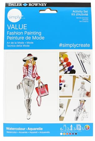 Daler-Rowney Simply Value Set Acuarela Moda