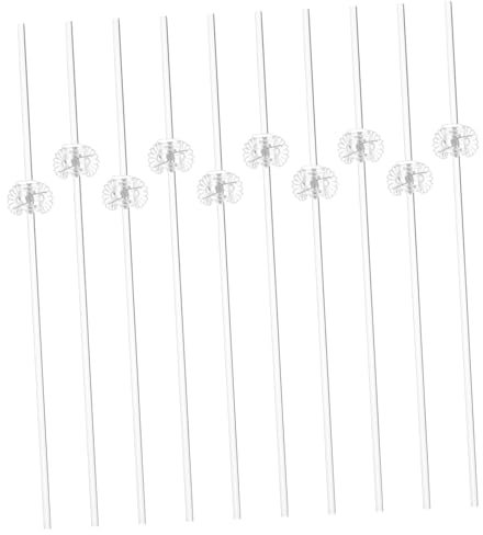 ANDRESLAD 1set Supporti Per Piante Acrilico Trasparente Con Clip Per Piante Rampicanti Per Giardini Interni Ed Esterni