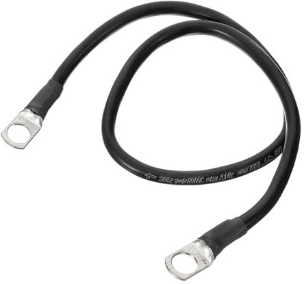 Gatuida 0.5m Power Harness Battery Cable Long Heavy Duty for Rv Car Boat Quick Connect Lugs for Battery Inverter