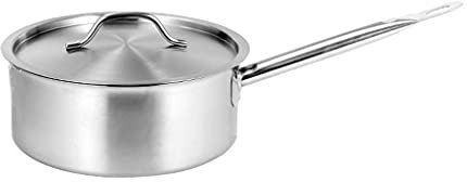 1 5 L/1 8 L Sauteuse Aus Edelstahl Mit Deckel Schlaufe Hilfsgriff Vielseitiger Verbundboden Induktionstopf Suppentopf Küchenkochgeschirr