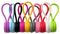 10 Stück Magnetische Kabelbinder Silikon Kabelclip Organizer,Magnetische Kabelbinder Silikonkabelklemmen, Home Kabel OrganizerWiederverwendbare Magnetische Kabelbinder, (10 Stück, Bunt)