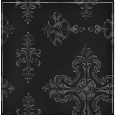 Stoffservietten, Vintage-Kreuz, wiederverwendbar, Polyester, bunt, Hochzeit, Abendessen, waschbar, 6 Stück, 50,8 x 50,8 cm