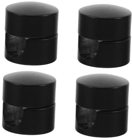 Operitacx 4piezas Fijador De Cables Clip Para Aliviar La Tensión Accesorio Para Lámpara De Araña Prensacables Para Lámparas De Color Negro Material Resistente Para Fijación De Cables