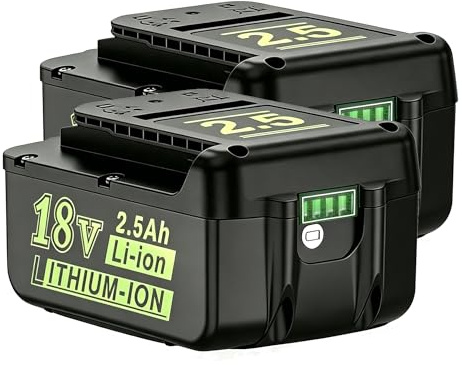 2x 18V 2.5Ah DREAMDASH Replacement Battery, Compatible with Karcher Tool | for LTR 18-30 Grass Trimmer CNS 18-30 Chainsaw BLV 18-200 Blower HGE 18-50 Hedge Trimmer LMO 18-36 Lawnmower PSU 4-18 Sprayer