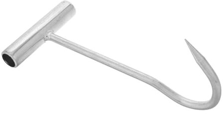 Abaodam Gancho Para Tapa Alcantarilla De Hierro Duradero Herramienta Multifuncional Con Mango Ergonómico Para Apertura Segura Esfuerzo De Tapas Metálicas y Puertas Corredizas