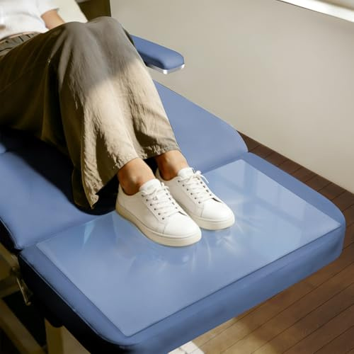 CGBE Hygieneauflage für Kosmetikliegen & Massageliegen 60x40cm | Transparentes PVC, Wasser & Fettabweisend, Kratzfest, Leicht zu Reinigen, Kosmetikstudio, Praxis, Haushalt, Kosmetikliegen