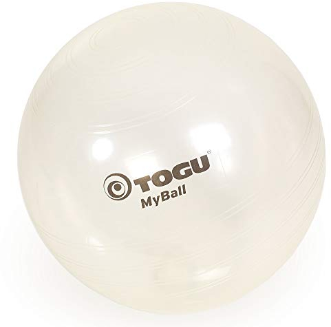 TOGU 404660 Gymnastikball MyBall, 65 cm, transparent, durchsichtig