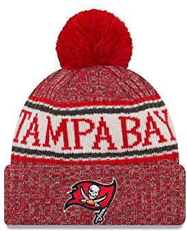 New Era Tampa Bay Buccaneers - Beanie - NFL 2018 Sideline Sport OTC Knit - Red/White